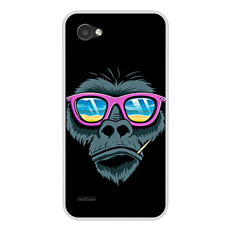 Для LG Q6 чехол для Fundas LG Q6 Alpha Q6A M700 телефон силиконовый для LG Q6 Plus X600 Q 6 мобильный чехол мягкий чехол из ТПУ - Цвет: Серебристый