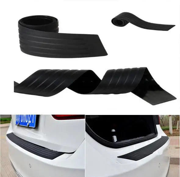 90 см Черный Автомобильный задний бампер резиновая защита от царапин углов для