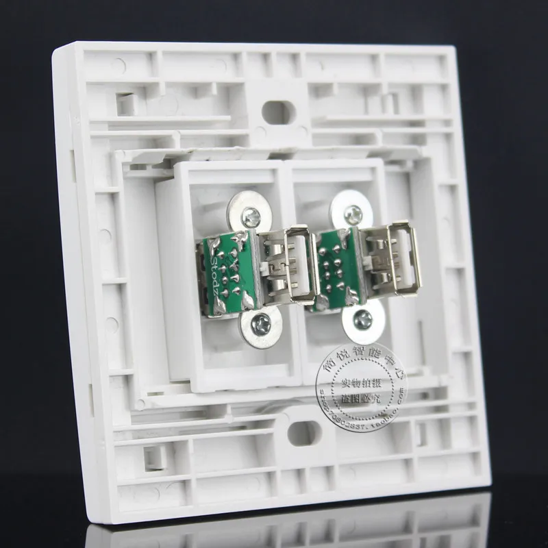 Настенная Лицевая панель 2 порта USB удлинитель данных настенная розетка |