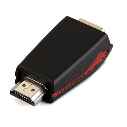 PLA горячий мини адаптер конвертер HDMI папа к VGA видео аудио черный|converter hdmi|hdmi male to