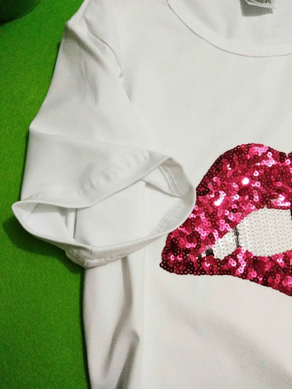 Футболка женская весенне летняя модный свободный сексуальный рот|tees women|brand teefashion