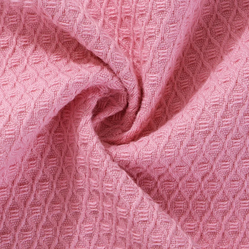 Вафельные Мужские банные халаты из 100% хлопка с длинным рукавом для пары кимоно