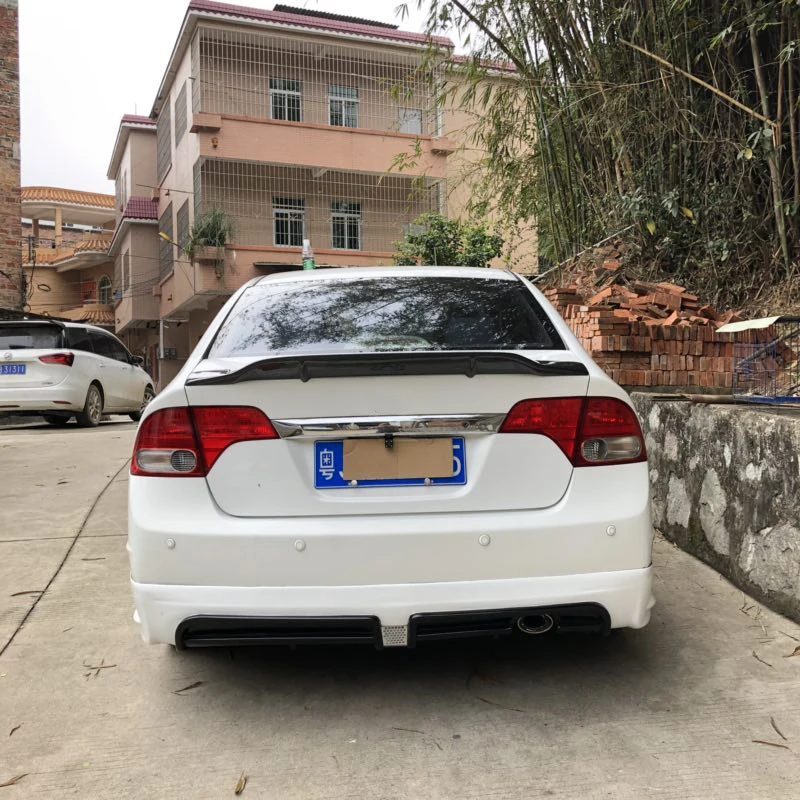 CEYUSOT для реального углеродного волокна женский старый Honda Civic 2006-11 багажник