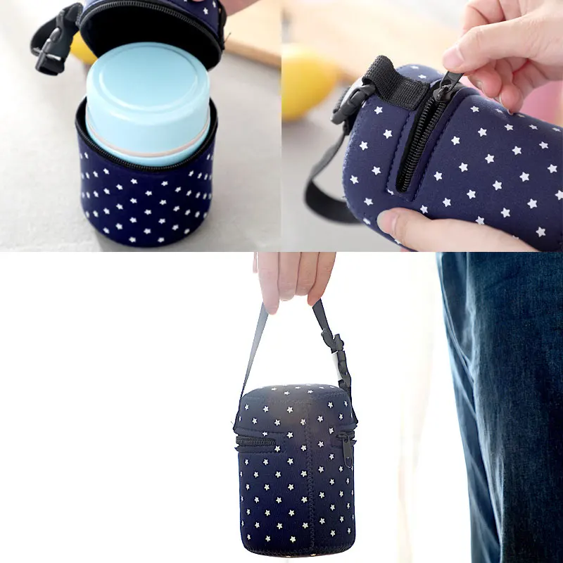 Изолированный термос из нержавеющей стали контейнер для еды Ланч бокс суповая