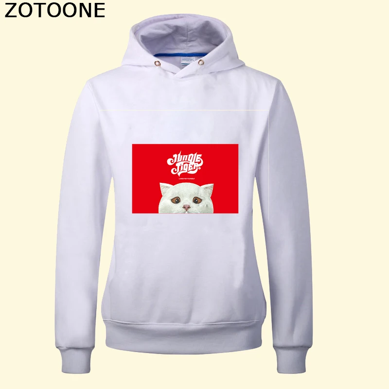 ZOTOONE мультфильм нашивки в форме животных теплопередачи футболка декорации Diy