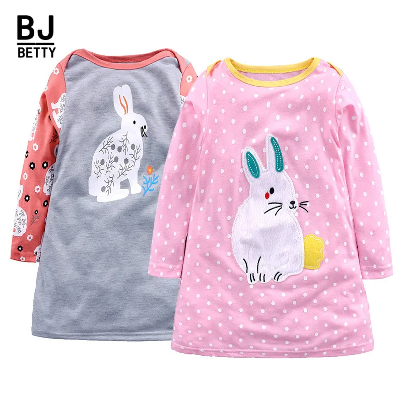 Girls Dress Baby Girl Clothes Vestidos 2021 Brand Kids Dresses for Costume Duck Print Children Princess Clothing BBD034 | Детская одежда