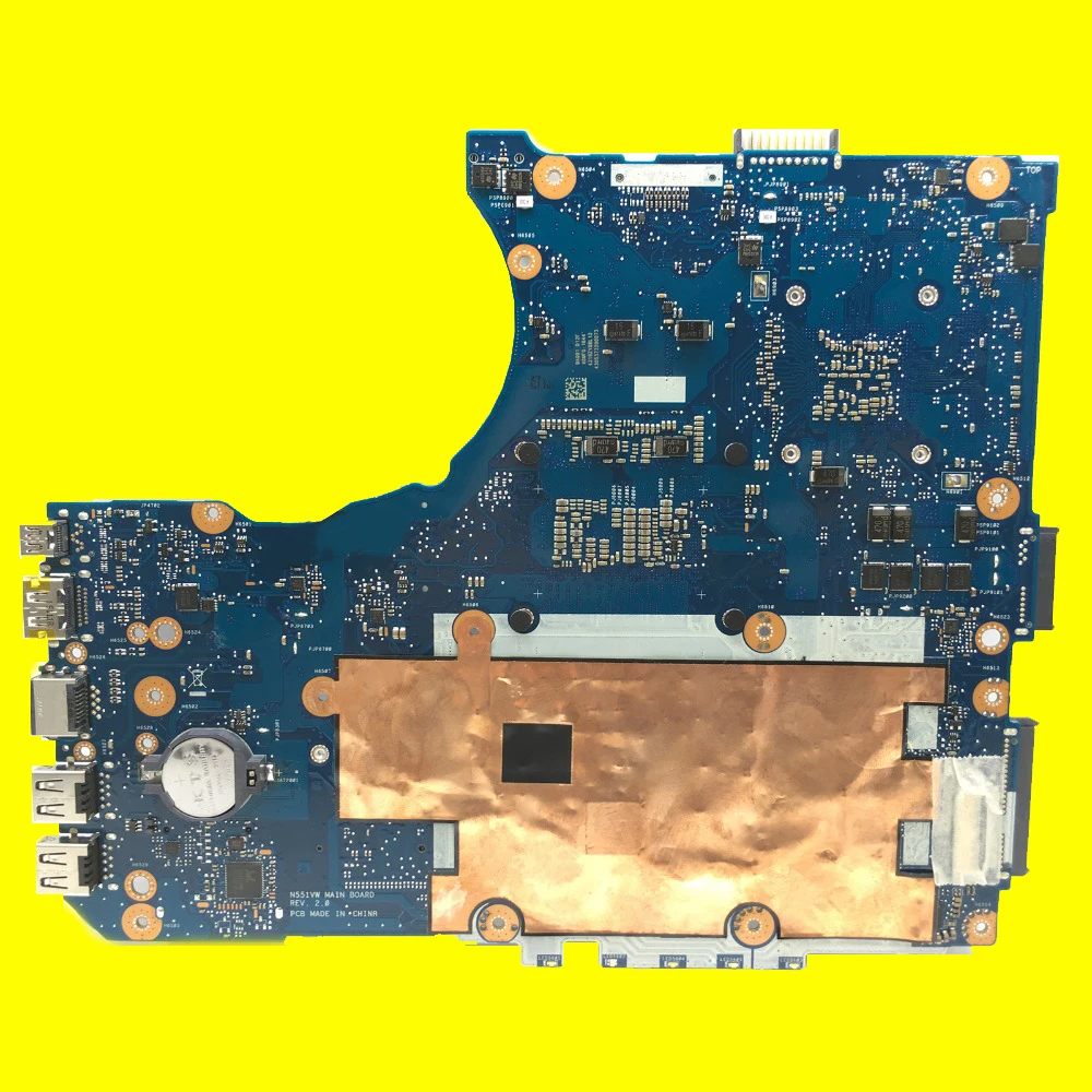 N551VW для For Asus N551V G551V FX551V G551VW FX51VW материнская плата ноутбука I7 6700HQ CPU тестирования