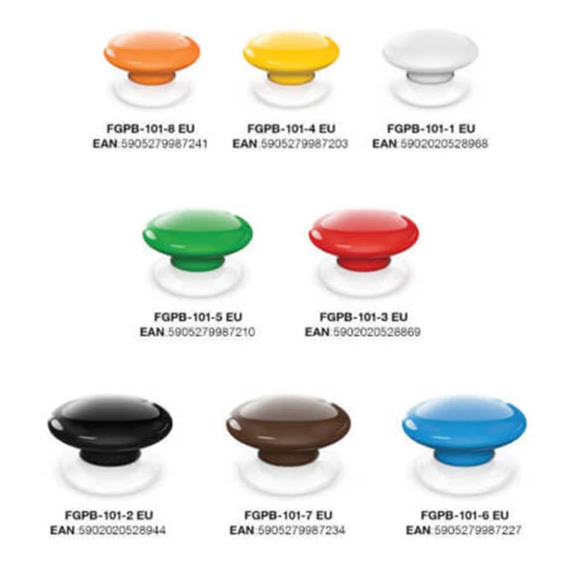 Fibaro Z Wave plus контроллер сцены FGPB 101 кнопку многоцветная опция для автоматизации