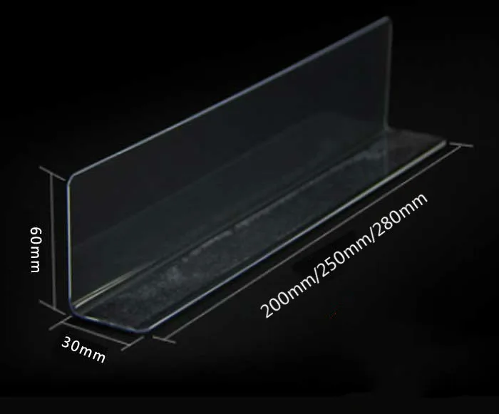 

Magnet Supermarket 100pcs Goods Classification Bezel Shelf Divider Plastic Cigarrette/ Drinks / Tobacco Pushers