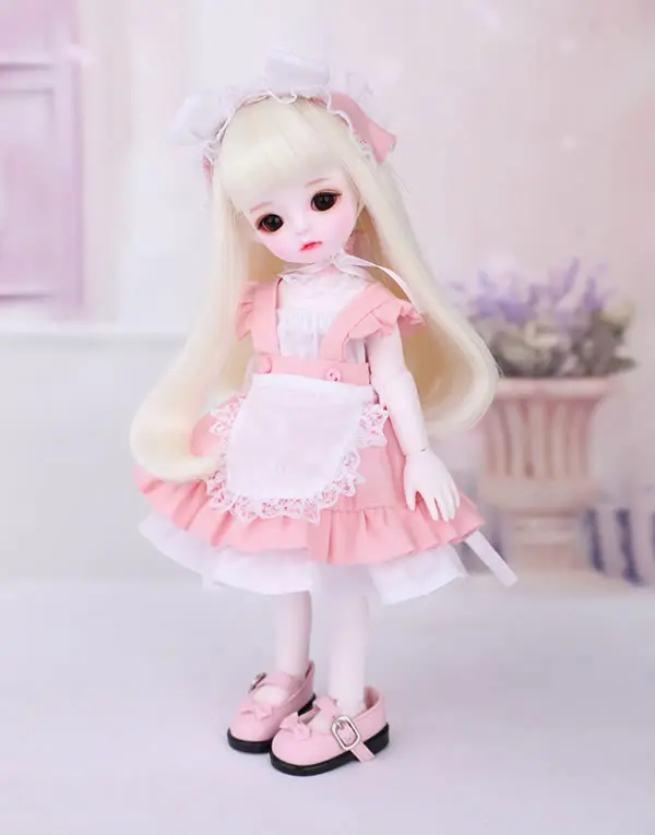 Розовый 1/6 BJD кукла BJD/SD модная Милая модель резиновая для маленькой девочки