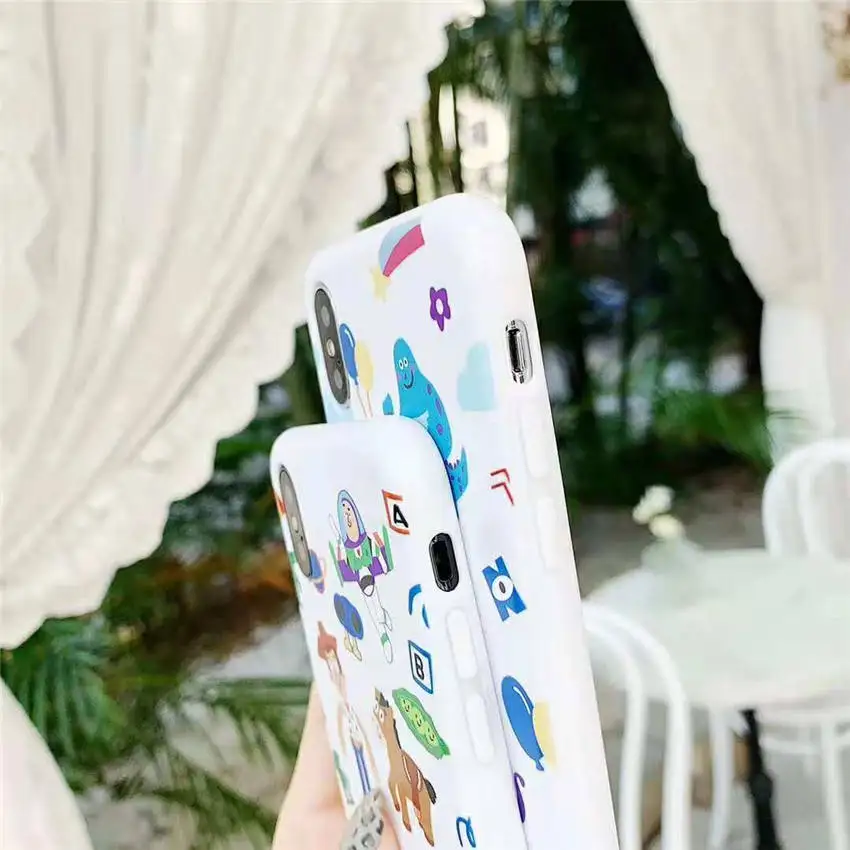 Monsters University Sullivan Doll Toy Story Buzz Woody Candy TPU Phone Cases Covers For iPhone XR XS MAX 6s 7 8 Plus Capa Fundas |