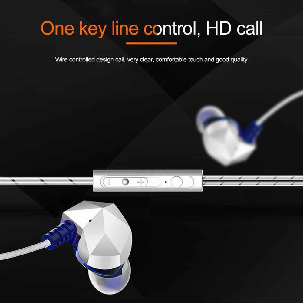 New Arrival QKZ CK6 Universal Noise Reduction Mic HiFi In-ear Wired Phone Music Earphones