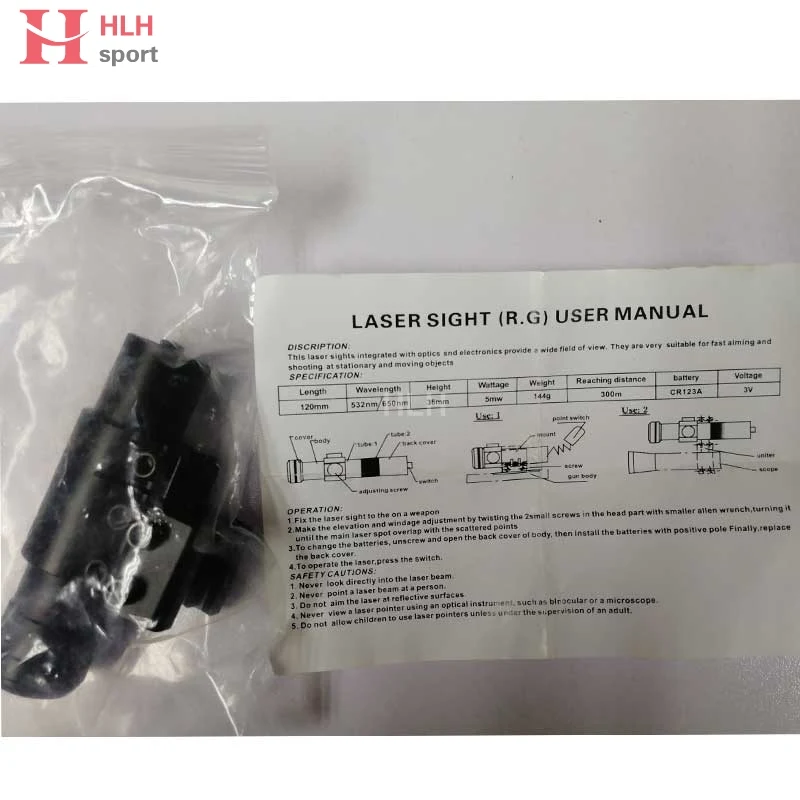 

Tactical Red Laser Air Rifle Laser with 11/20 Mm Mount Scope Cliper Adjustable L Hunting Airsoft Air Guns Tactical Rifle