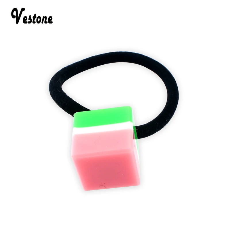 Волосы круг/площади кубики льда кольцо волос веревки украшения/волос и