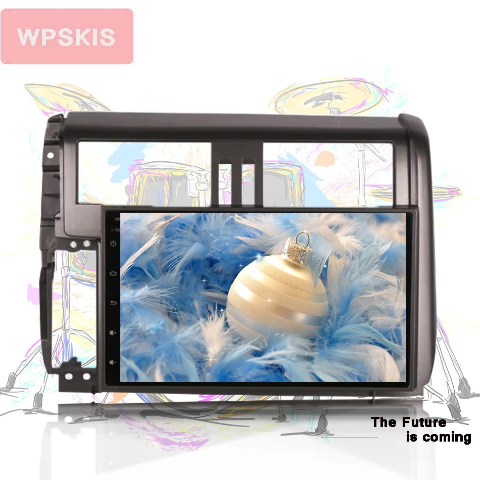 2 Din Prado Android 10 0 8 Core 9 дюймов 1280*720 Автомобильный DVD плеер с GPS навигацией для Toyota 150 Land