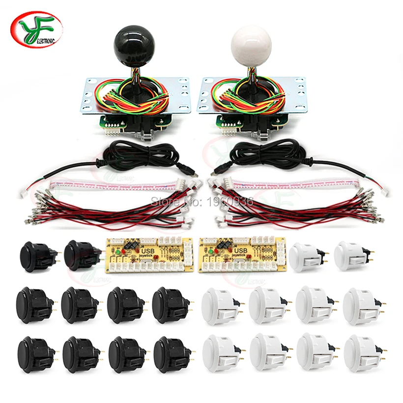 Оригинальная Sanwa Джойстик JLF-TP-8YT с OBSF кнопочный Нулевая задержка игровой набор джойстиков DIY MAME USB контроллер