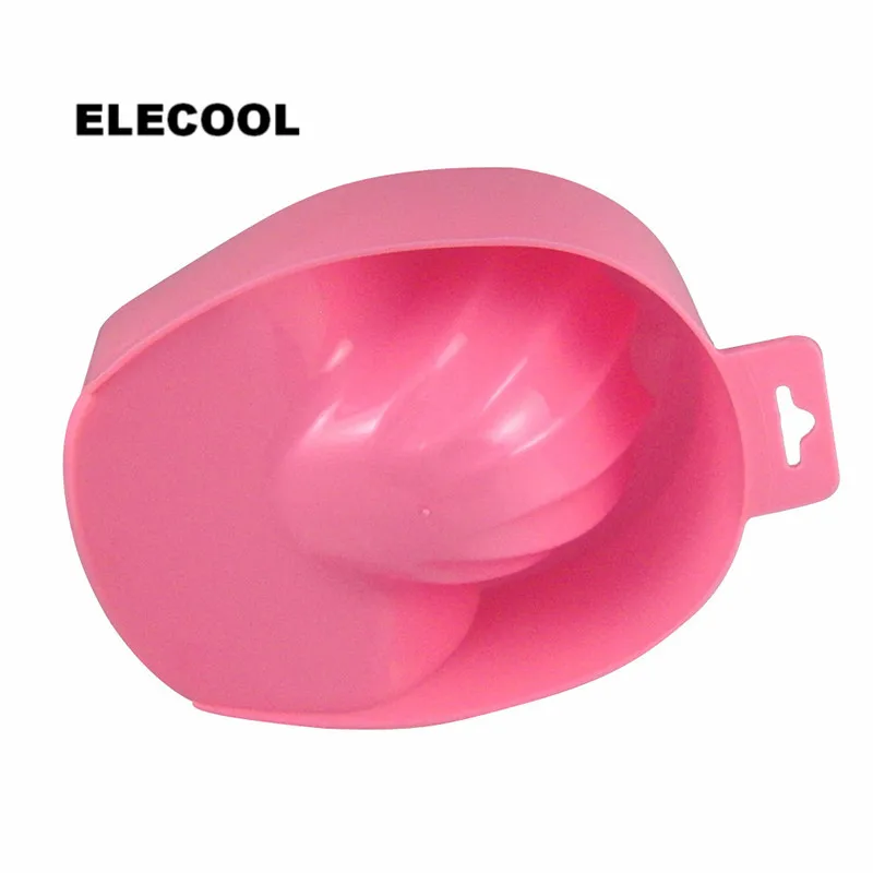 ELECOOL, 1 шт., для дизайна ногтей, для рук, мыльница, для снятия лака, для маникюра, сделай сам, для салона, для ногтей, спа, ванны, маникюрные инструменты