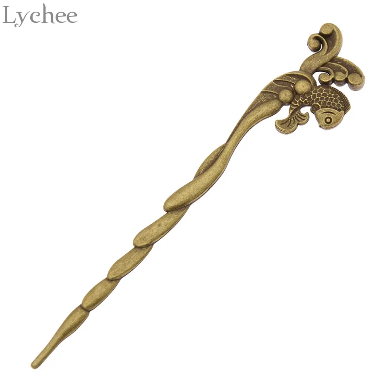 Lychee Винтаж сплав полые женские шпильки для волос заколки для волос ручной работы Для женщин в этническом стиле элегантные средства по уходу за волосами в стиле ретро ювелирные изделия