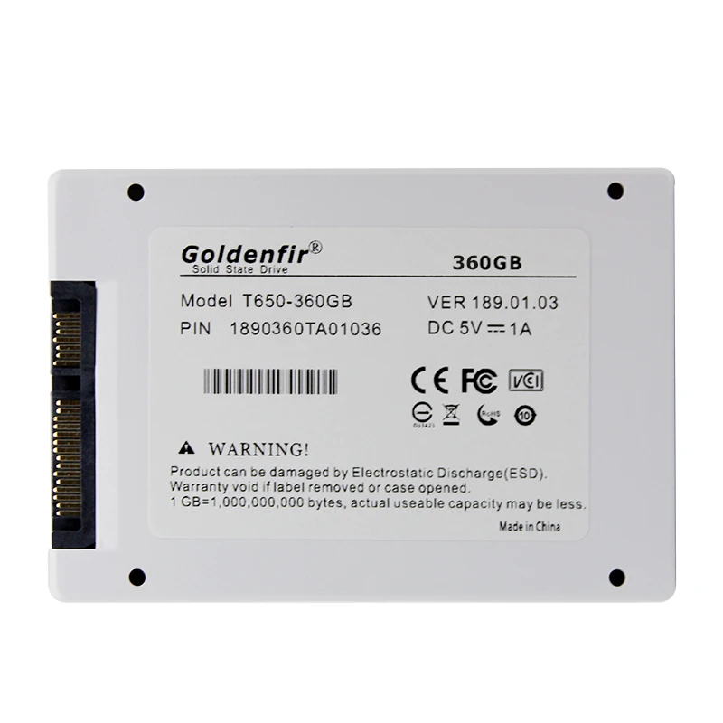 2018 Самая низкая цена Goldenfir 2 5 дюйма SSD 360 гб hd твердотельный жесткий диск для