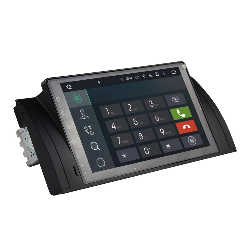Eunavi Восьмиядерный 9 дюймов Android 0 1 Din автомобильный ПК радио gps Navi Стерео для BMW E53 E39