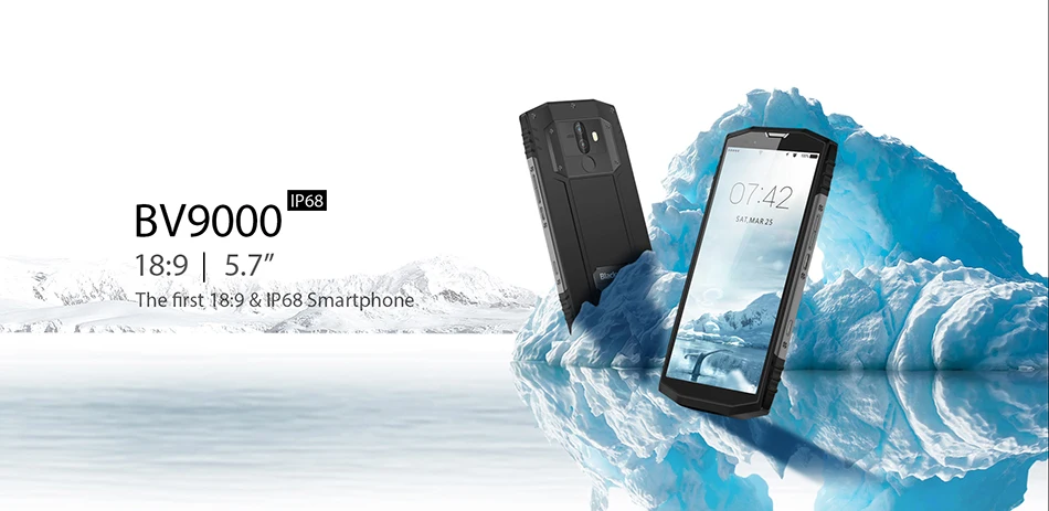 Blackview BV9000 5," 18:9 смартфон IP68 Водонепроницаемый Android 7,1 P25 Octa core 4 Гб 64 Гб 4180 мАч 13MP двойная камера телефон nfc
