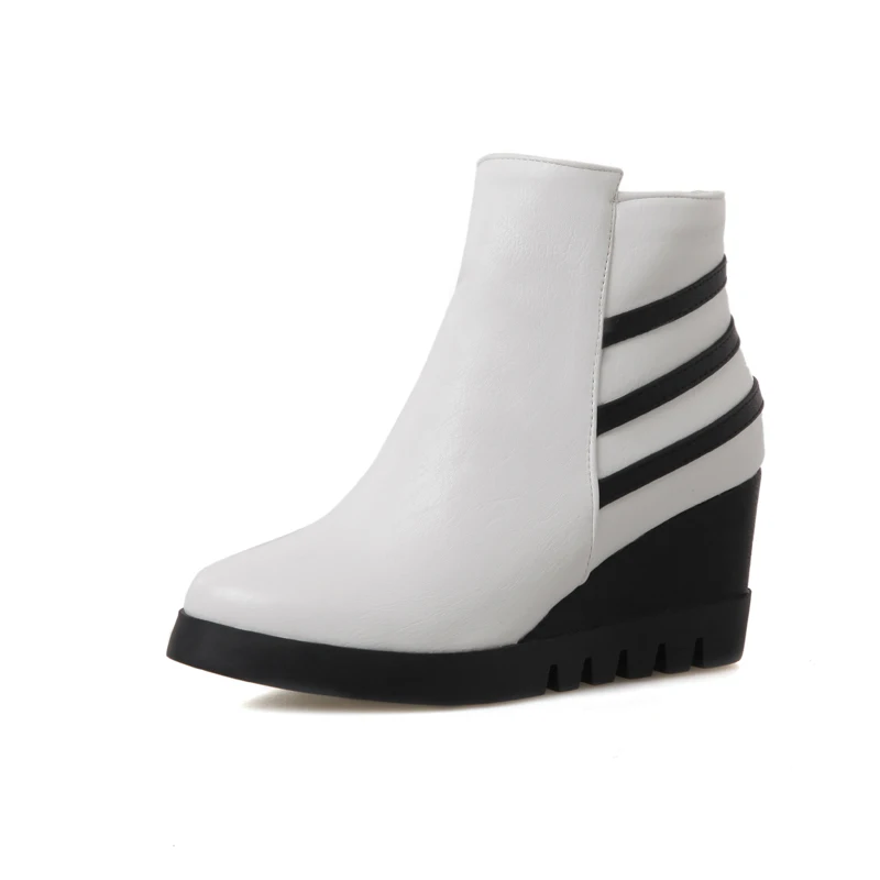 Новый высокое качество женщин мотоцикла сапоги острым носом осень зима