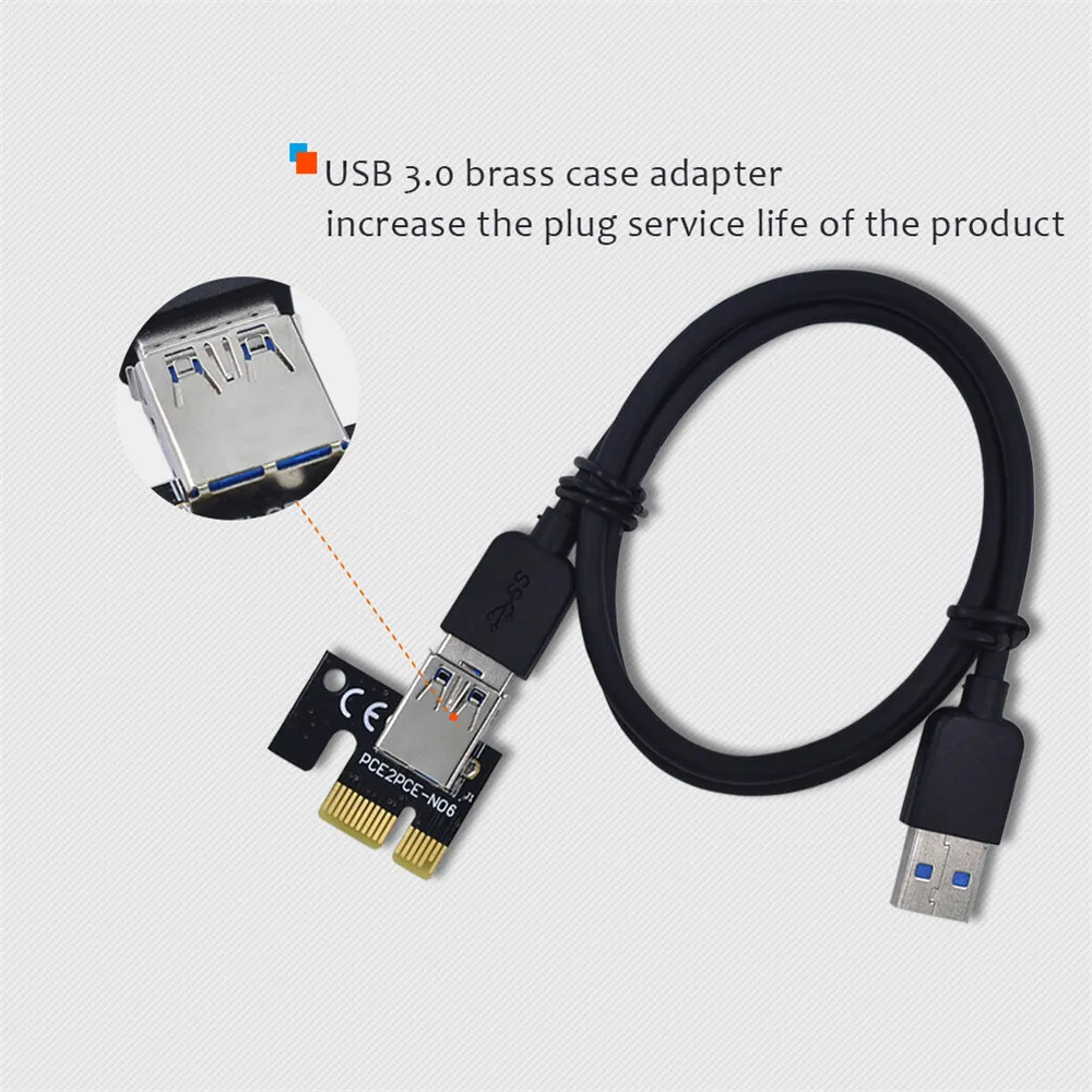 Оптовая продажа USB 3 0 PCI E Express 1X 4x 8x 16x расширитель переходника карта SATA 15pin папа к 4pin