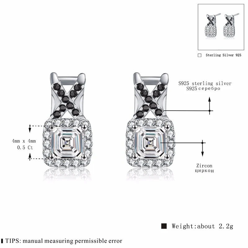 Женские винтажные сережки AWN ювелирные украшения из стерлингового серебра 925