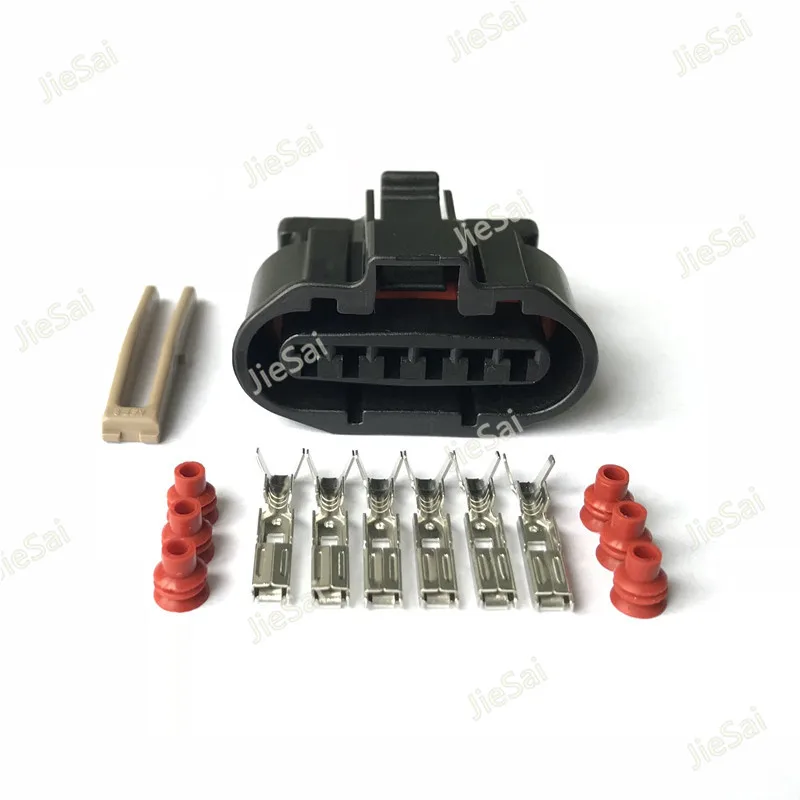 50 наборов MG640547 5 6 Pin женский МАФ Сенсор и распределителя зажигания для Mitsubishi