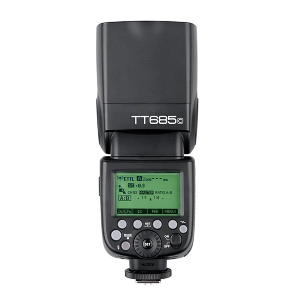 Вспышка для камеры Godox TT685 TT685C TT685N TT685S TT685F TT685O TTL HSS вспышка Canon Nikon Sony Fuji Olympus |
