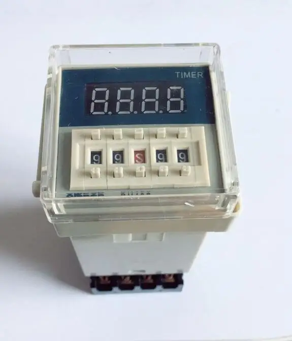 Реле времени с цифровым дисплеем DH48S электрический таймер задержкой 0 01 99H99M 8PIN