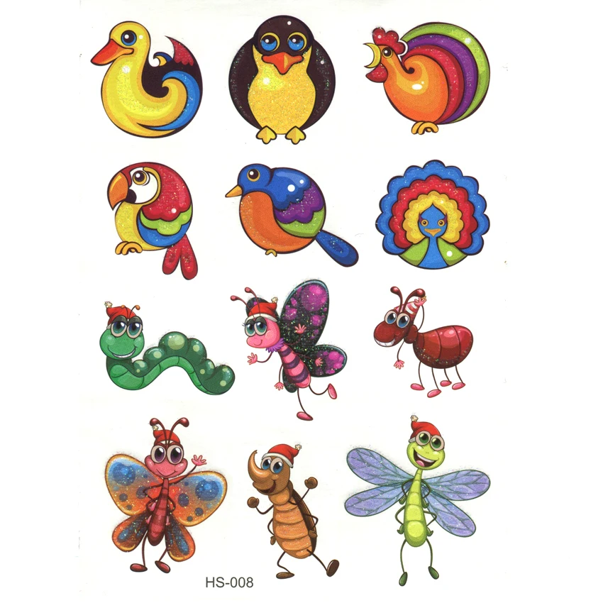 3 шт. водонепроницаемые временные татуировки в виде пингвина|temporary tattoo cute|tattoo