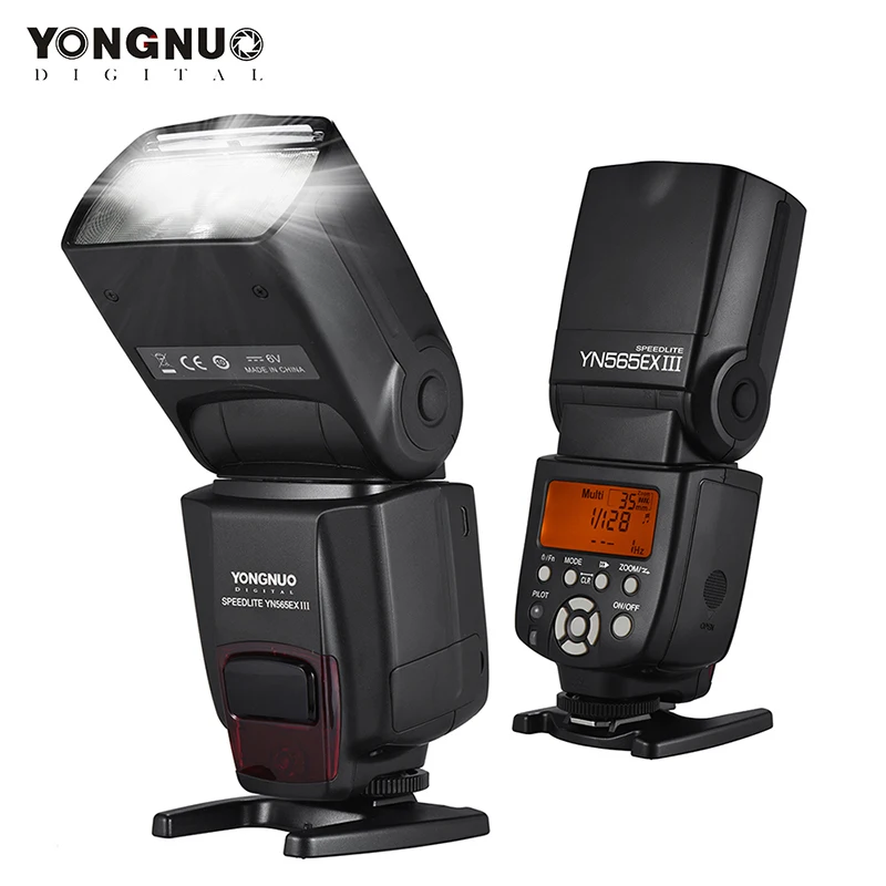 Светодиодная лампа для видеосъемки YONGNUO YN565EX III ttl Вспышка Speedlite Canon 60D 550D 600D 7D DSLR