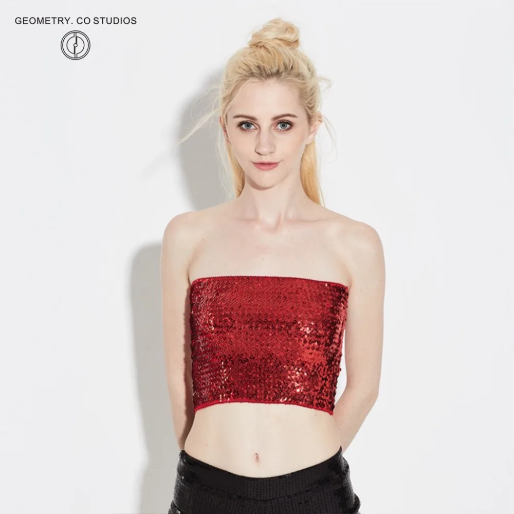 Solid Color stripes gold sequined camis short sexy &ampClub sequin luxury party women vestido Camisole | Женская одежда