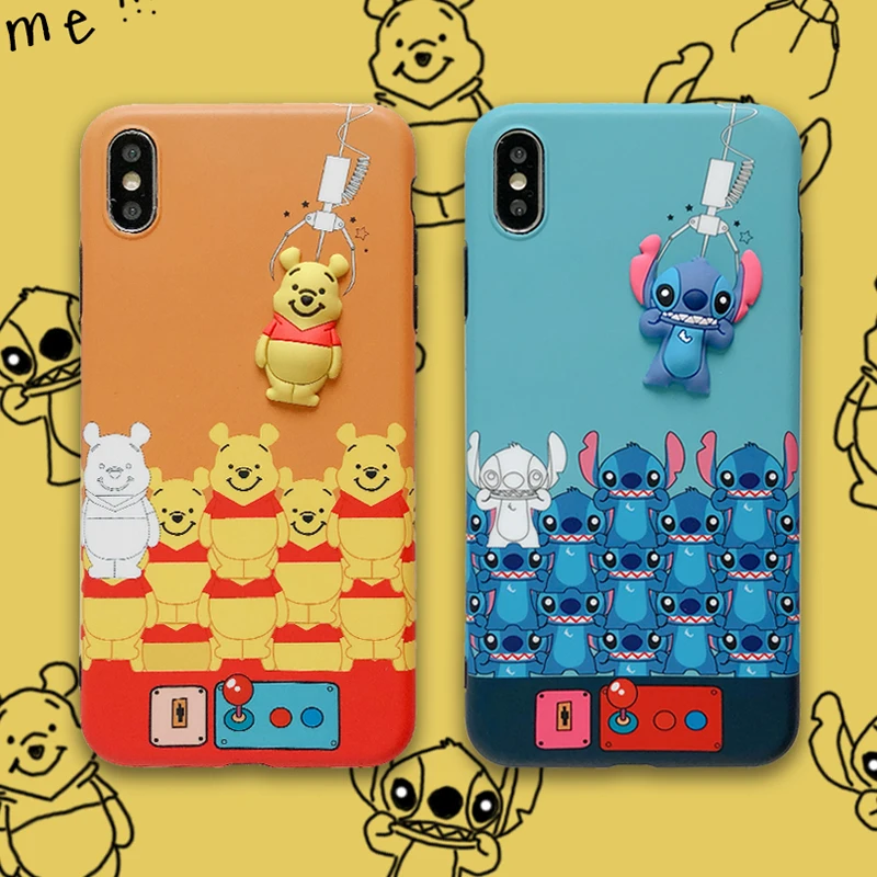 Для huapwei p20 3 dcute кран машина мягкий чехол для huawei p30 pro mate20 nova4 nova3 милой мишкой Винни