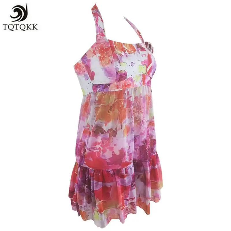 2019 принт плюс размер купальник женский высокая Талия Танкини шорты из двух