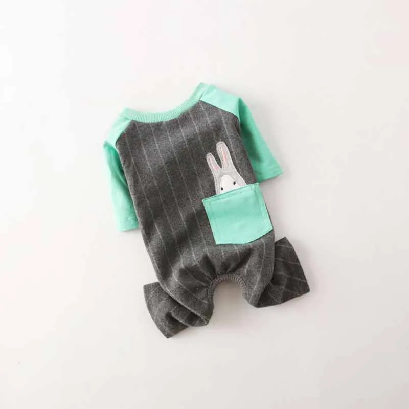 Весенняя Пижама для милых собак одежда домашних животных комбинезон мягкая и