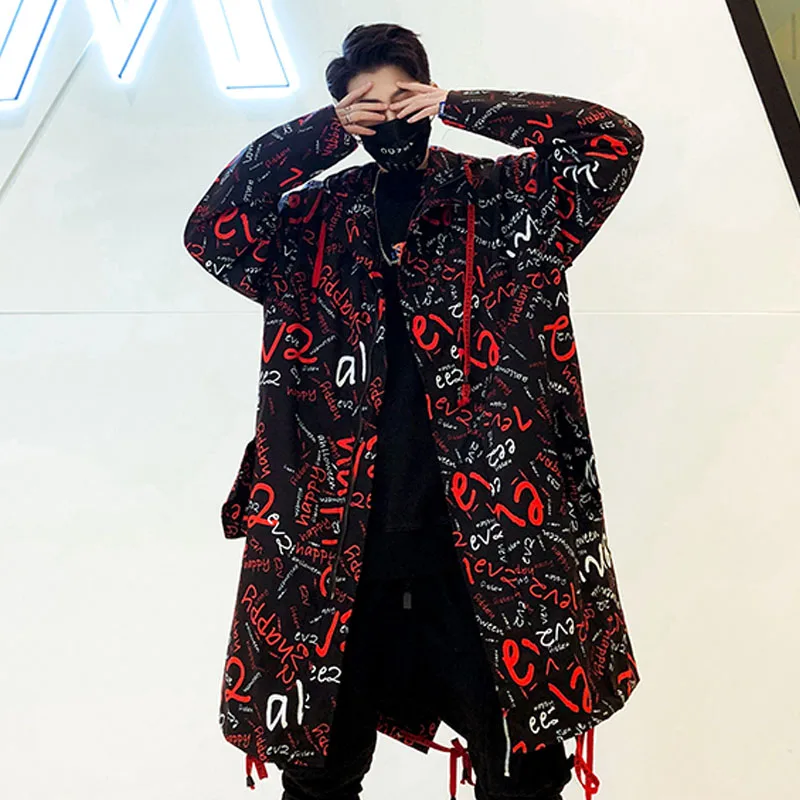 Мужские длинные хлопковые куртки и пальто в стиле хип хоп 2019|Мужские куртки| |