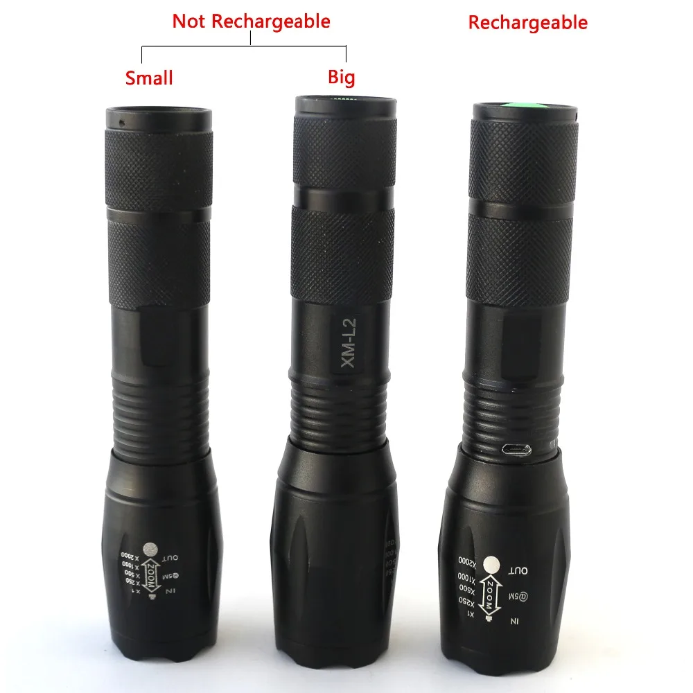 Z20A100 Litwod Micro USB Перезаряжаемые CREE светодиодный фонарик водонепроницаемый 5