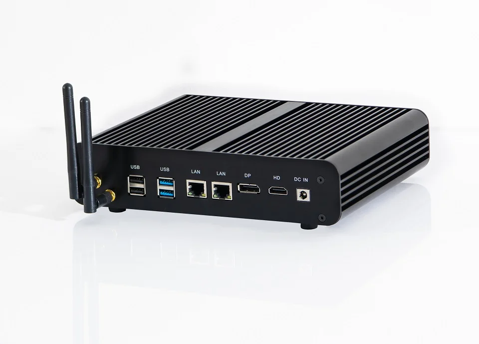 Причастником безвентиляторный мини компьютер i7 7560U 2* DDR4 Ram Msata+ M.2 SSD Micro PC Win10 Pro Barebone HTPC Nuc DP HDMI