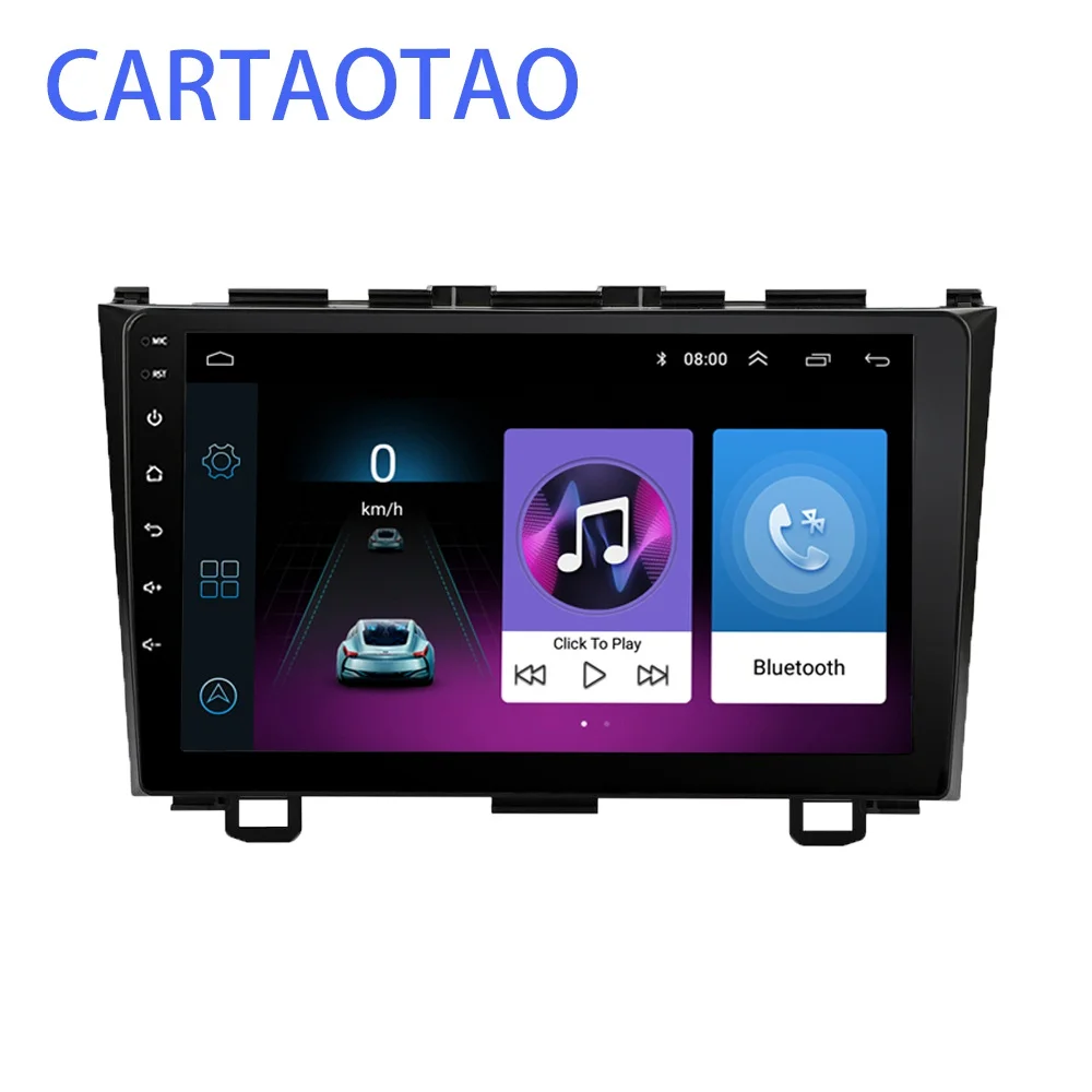 G-ZS-CRV 2din Android 8,1 автомобильный DVD мультимедийный плеер для Honda CRV CR-V 3 2006 2007 2008 2009 2010 2011 WiFi стерео navi gps BT 1024*600 - Цвет: G-ZS-CRV