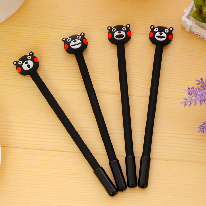 1 шт. новый креативный милый мультяшный Kumamon Ручка гелевая с медведем чернильный