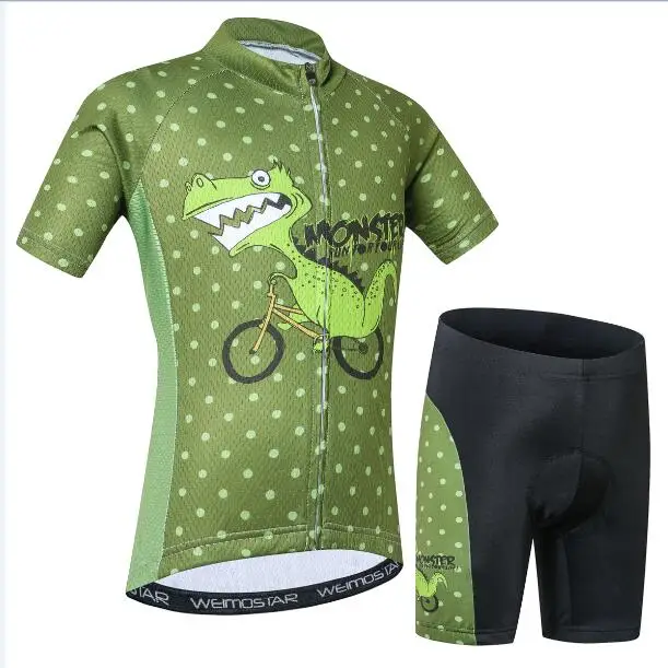 CD2018 WEIMOSTAR детский велосипед одежда из трикотажа Лето mtb велосипед Джерси одежда Ropa Ciclismo Дети Открытый велосипед спортивная одежда Джерси - Цвет: CD2018