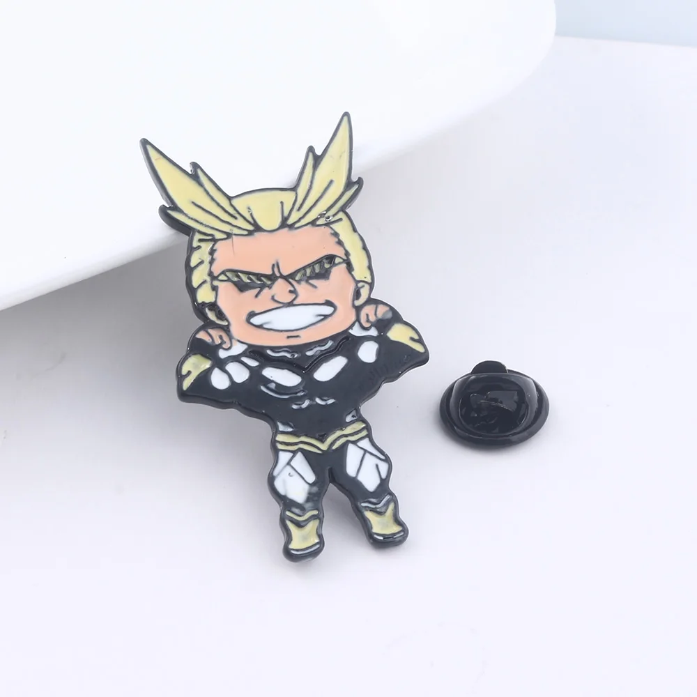 My Hero academic булавки броши Izuku Midoriya Katsuki Bakugou All Might шото Тодороки значок нагрудный
