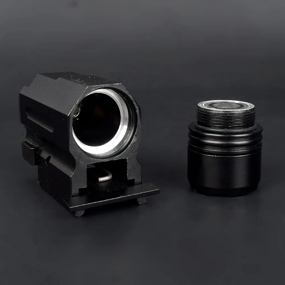 Airsoft Mini Pistol Light QD Quick Detach Handgun Flashlight LED Rifle Gun Tactical Torch for 20mm Rail Glock 17 19 18C 24