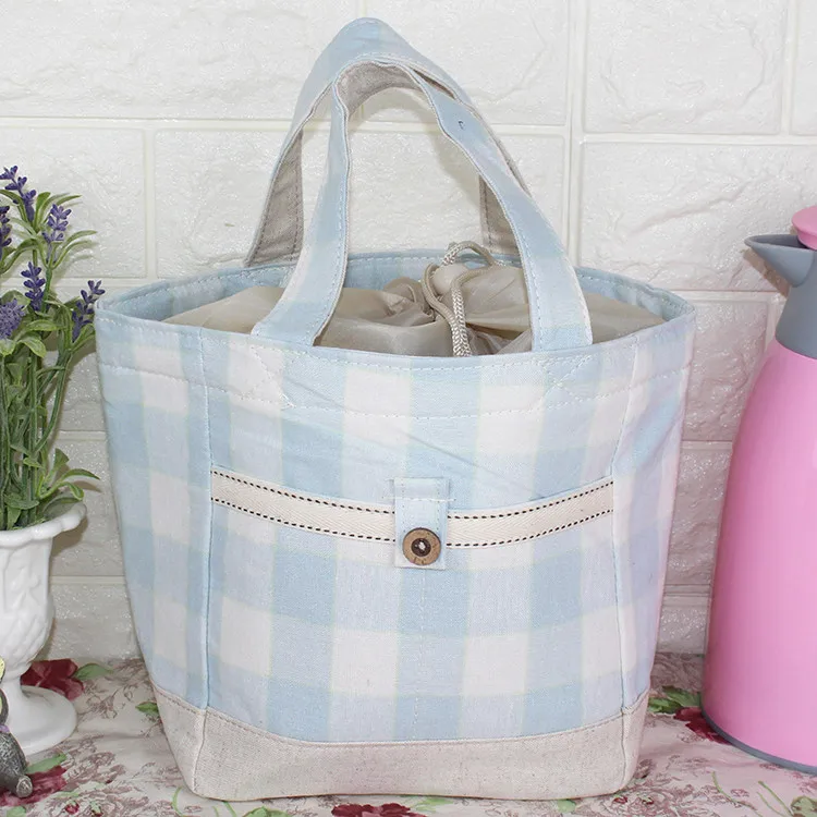 Портативная Изолированная Холщовая Сумка для ланча Термические пищевые