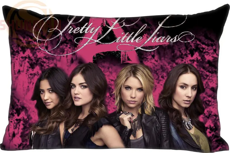 pretty little liars Rectangle Pillow Cover Size 45x35cm (one side) Print Custom Zipper Polyester Cotton Pillowcase | Дом и сад