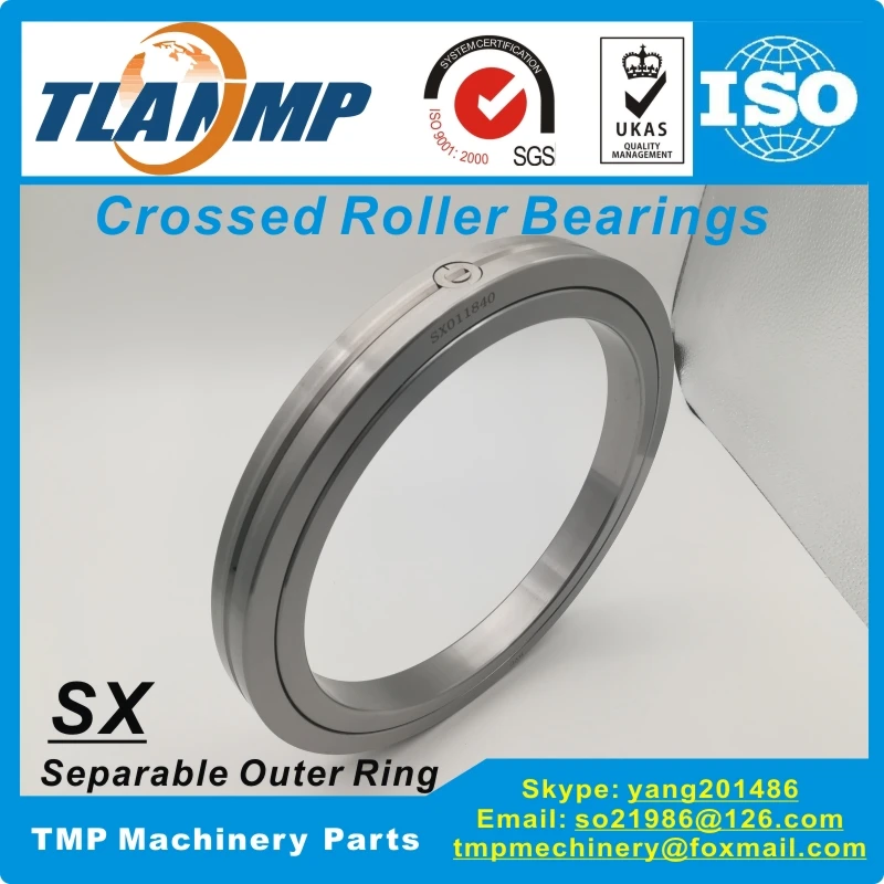 SX011836 TLANMP Скрещенные роликовые подшипники (180x225x22 мм) Тонкие Подшипники с