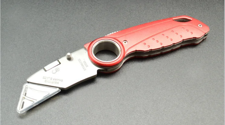 Складной нож с ручкой из нержавеющей стали режущий многофункциональный