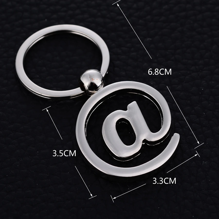 Креативные повседневные металлические брелки @ стильные из сплава модные Новые